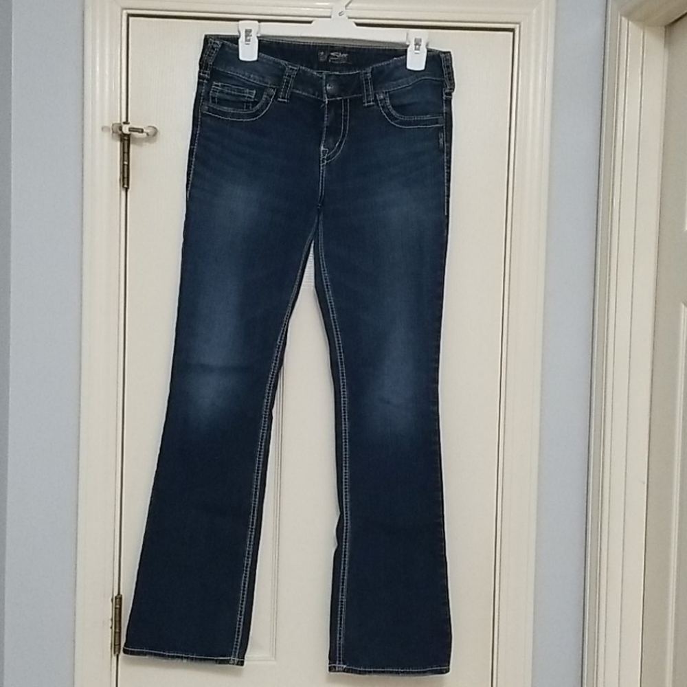 Silver Suki Jeans
